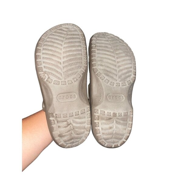 Crocs Slip On Clogs Brown Unisex Women’s 10-11 Men’s 8-9 - Picture 6 of 8